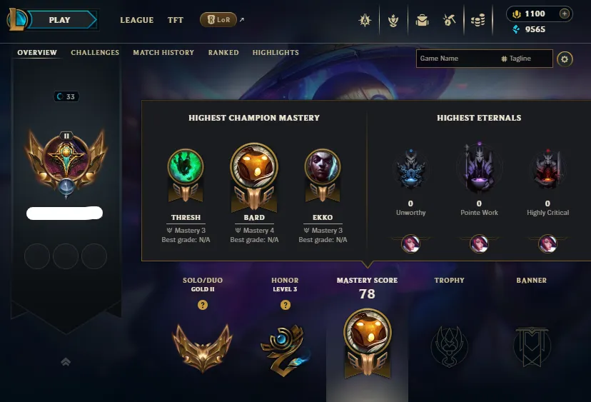 Plat 2 MMR🔥Gold 2 54LP 64%WR +38/-12LP Gains Handleveled💎1100RP 10Skins⭐Name Changeable✅Lifetime Ownership Guarantee ⸱ Never Taken Back✔️ Recovery information included
